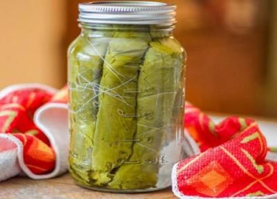 طرز تهیه کنسرو برگ مو با ماندگاری بالا