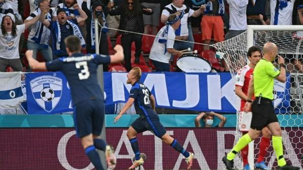 یورو 2020 ، فنلاند یک ، دانمارک صفر ؛ اولین شگفتی جام رقم خورد