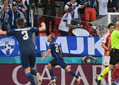 یورو 2020 ، فنلاند یک ، دانمارک صفر ؛ اولین شگفتی جام رقم خورد